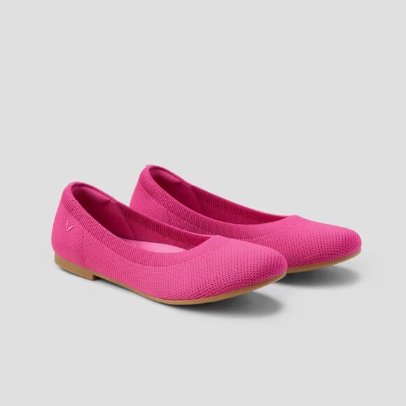 Vivaia Pink 'Pataya' Round-Toe Flats (Claire) Womens 40 US 9 - Picture 1 of 7